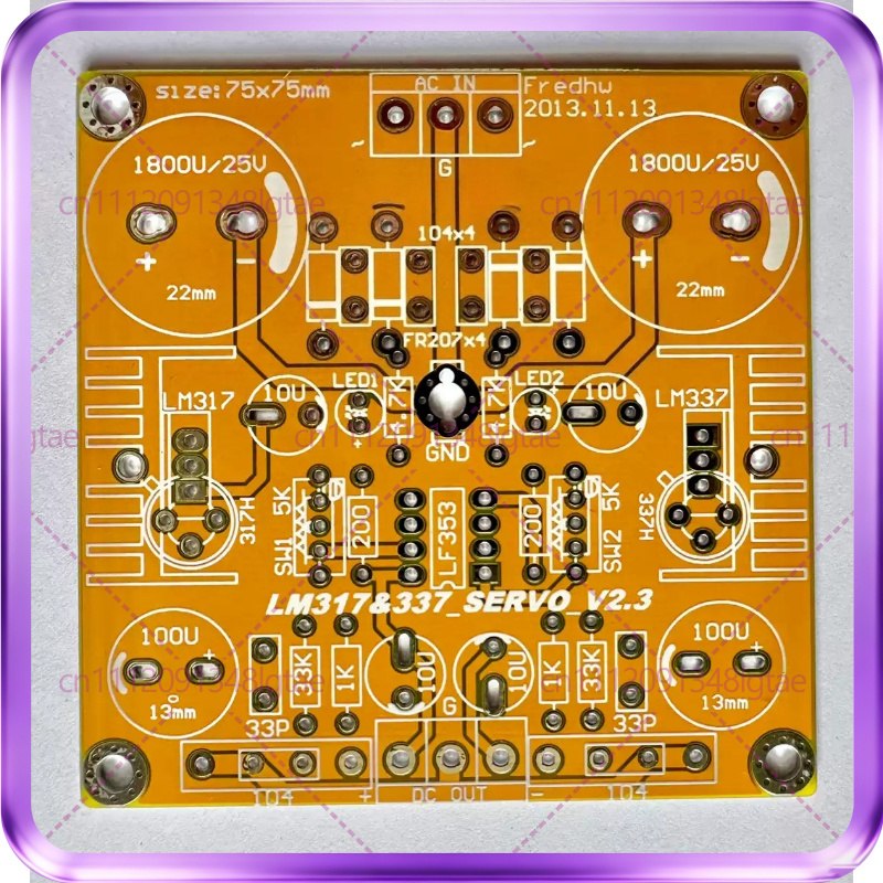 Lm317 Voltage Regulator - Carte de régulation de tension réglable
