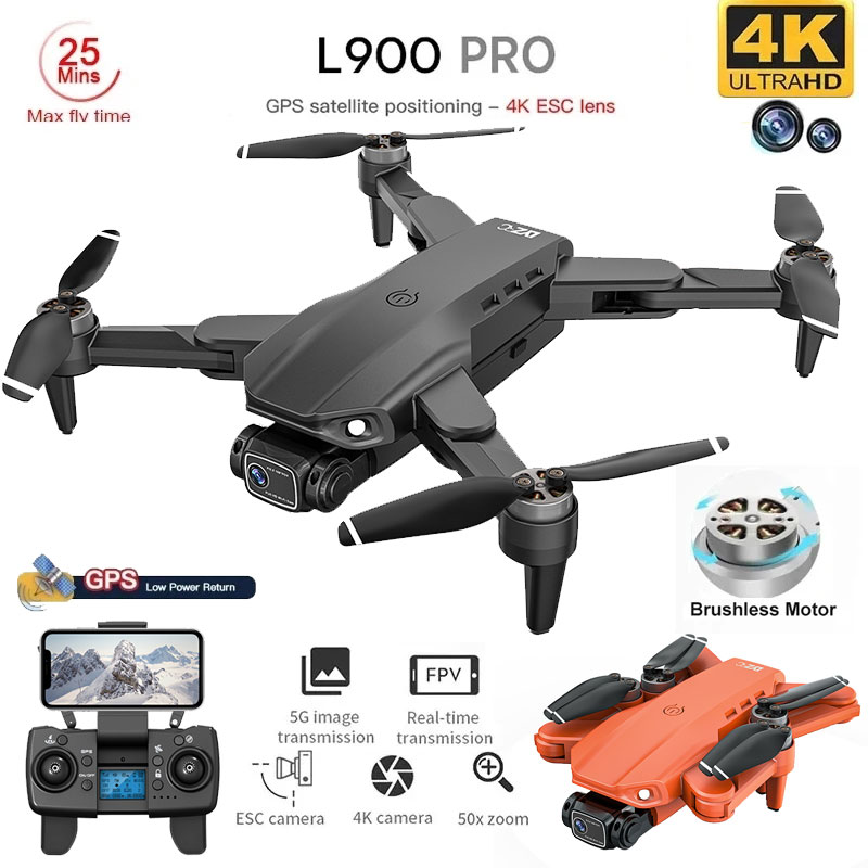 Diy Drone Electronics - L900 Pro GPS Drone 4K professionnel