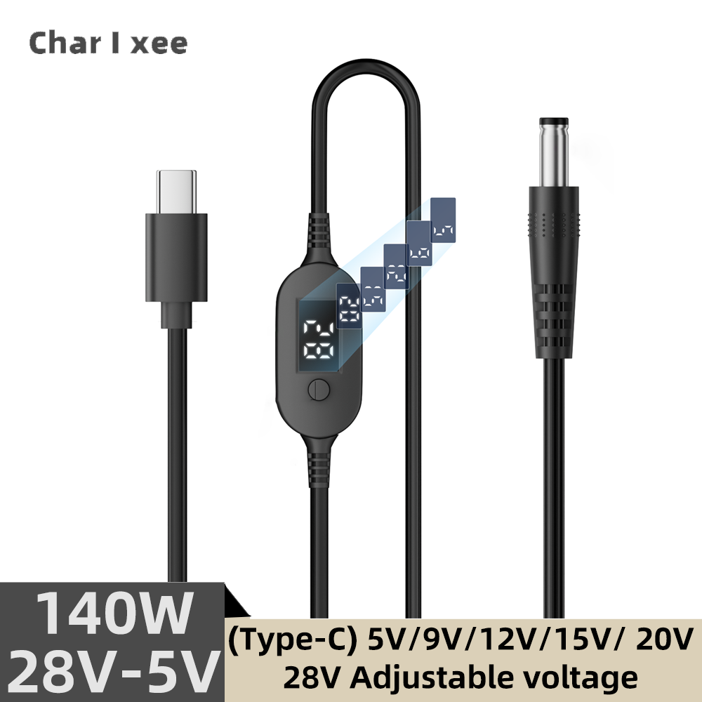 Dc Power Supply Variable - Câble d'alimentation USB-C vers DC 140W