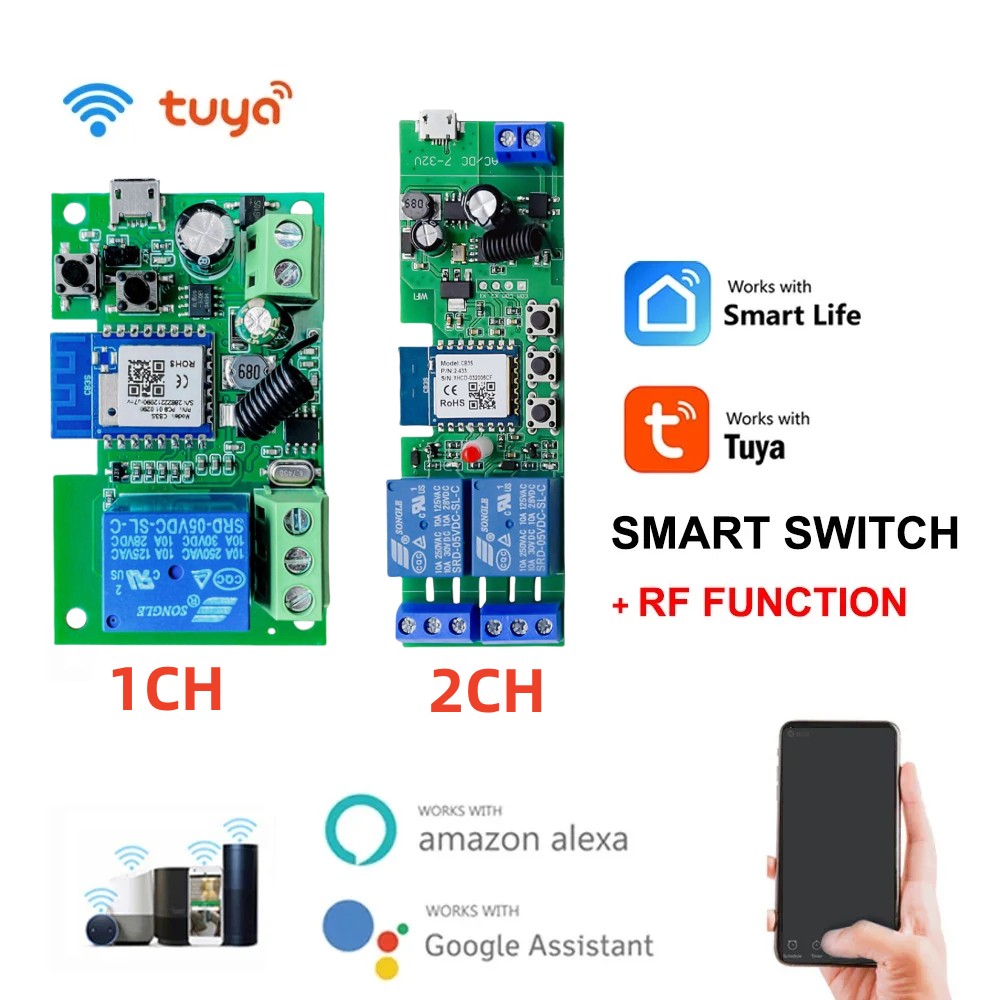 Relay Module 5V - Alexa commutateur intelligent Tuya maison intelligente