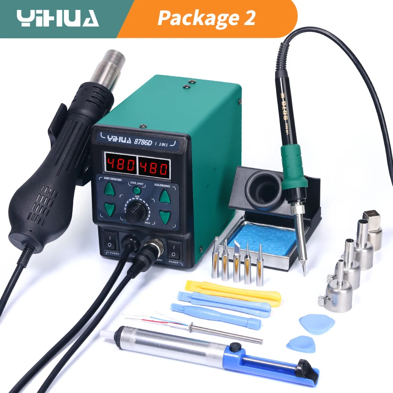 Smd Solder Paste - YIHUA 8786D fer à souder Station
