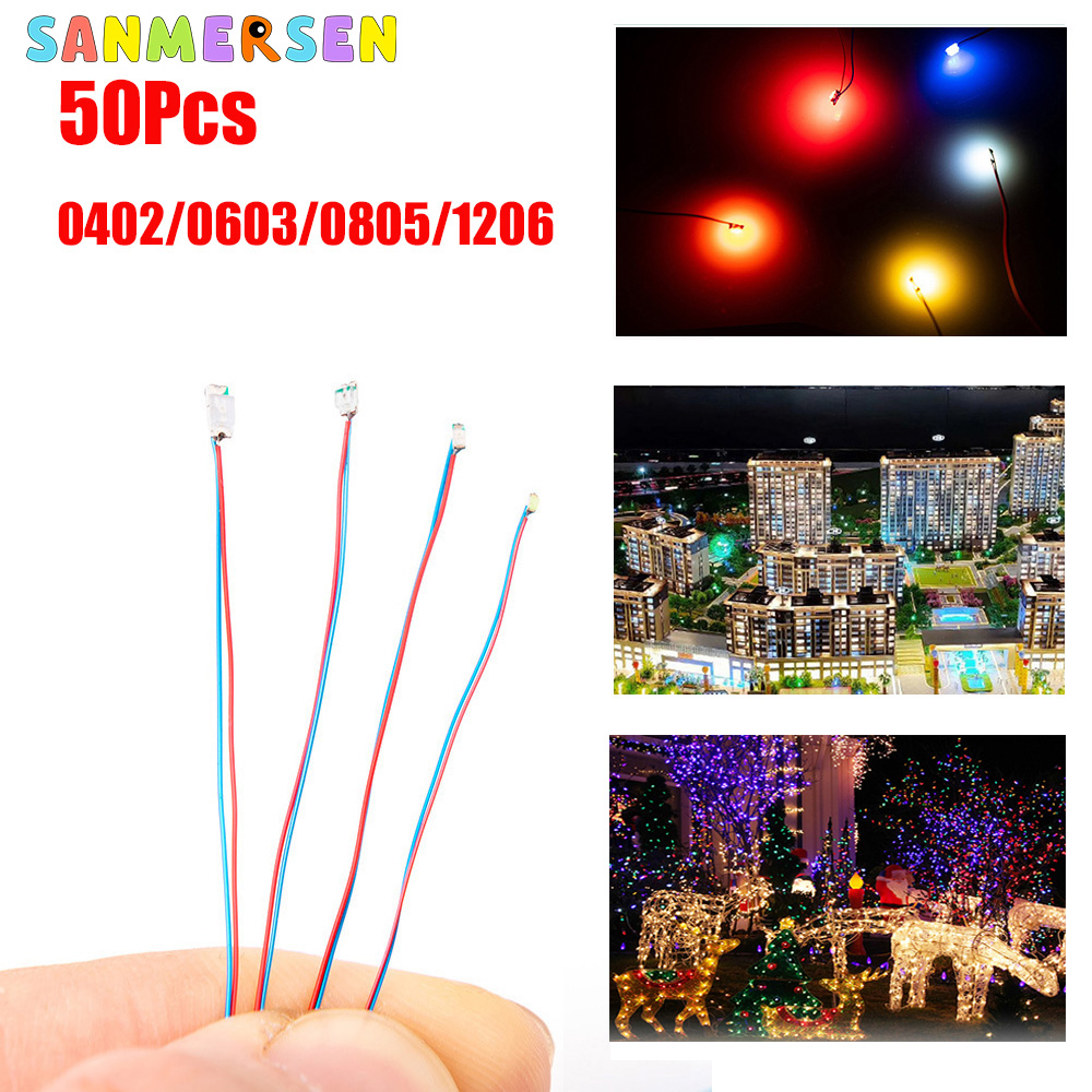 Smd Solder Paste - Lampe Led filaire, 50 pièces, 0805
