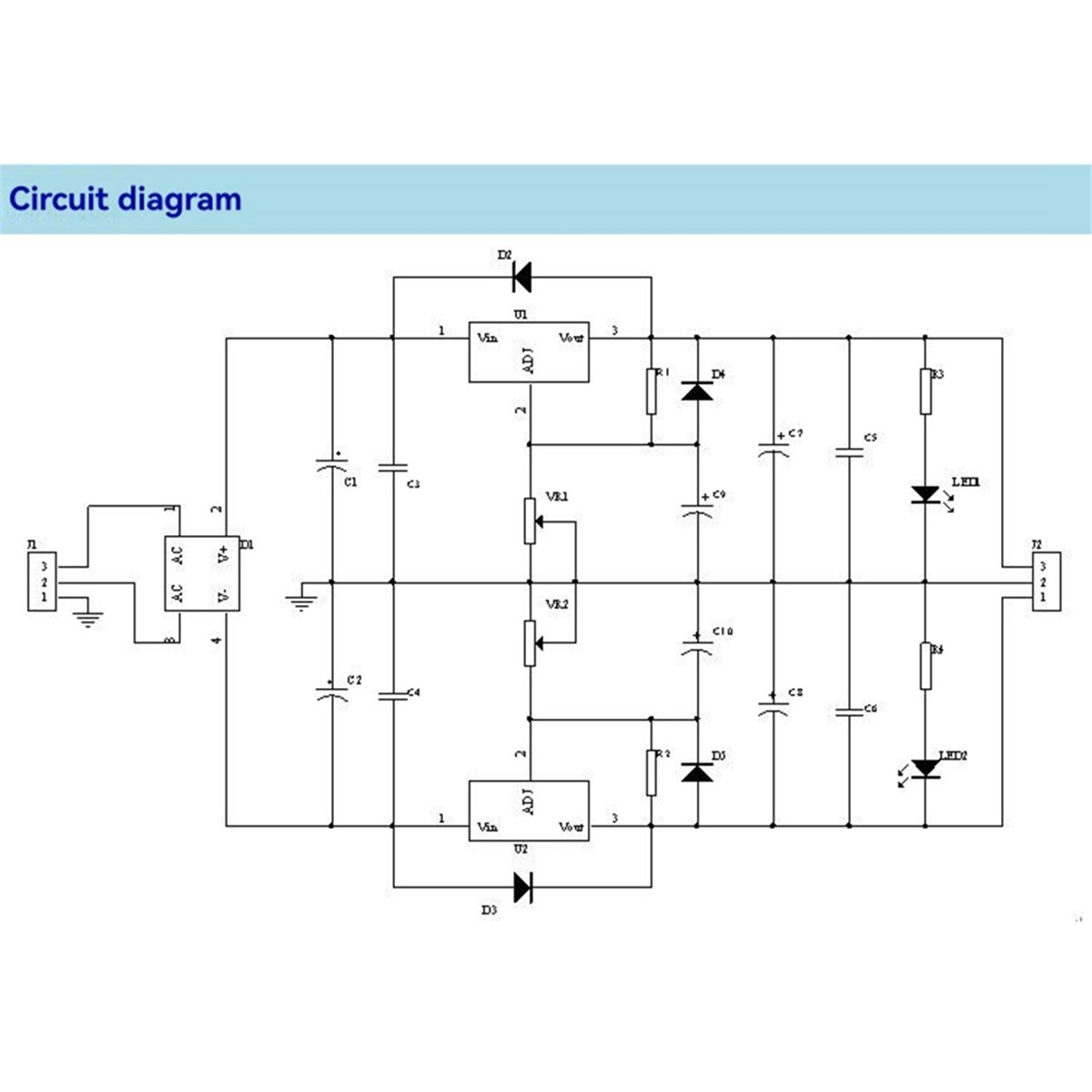 Lm317 Voltage Regulator - Module de régulateur de tension réglable