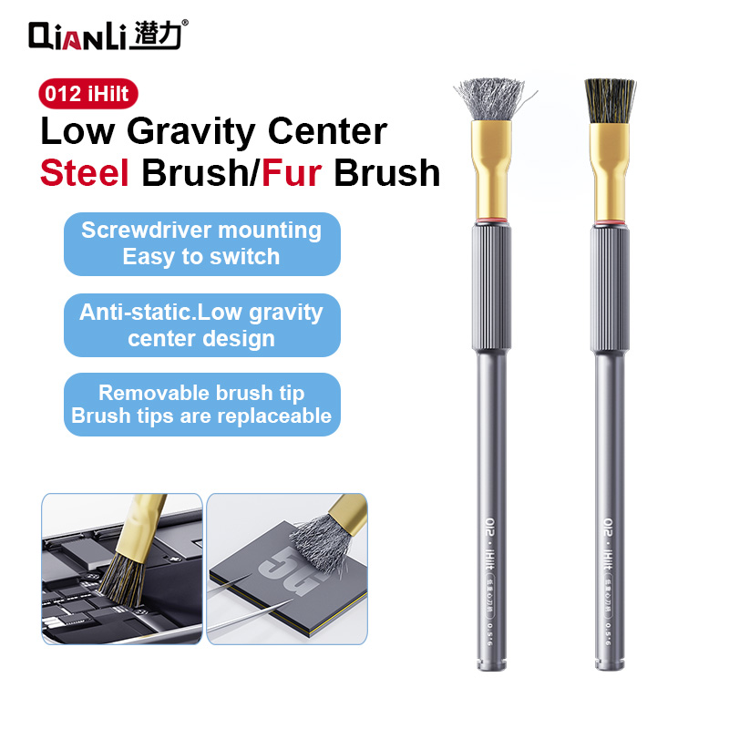Ic Chip Puller - QIANLI 012 IHilt Brosse en acier/soie
