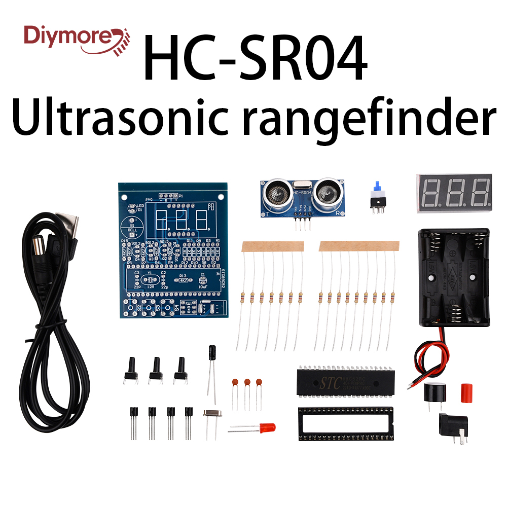Ultrasonic Sensor Hc - Kit d'alarme à ultrasons DIY HC-SR04,