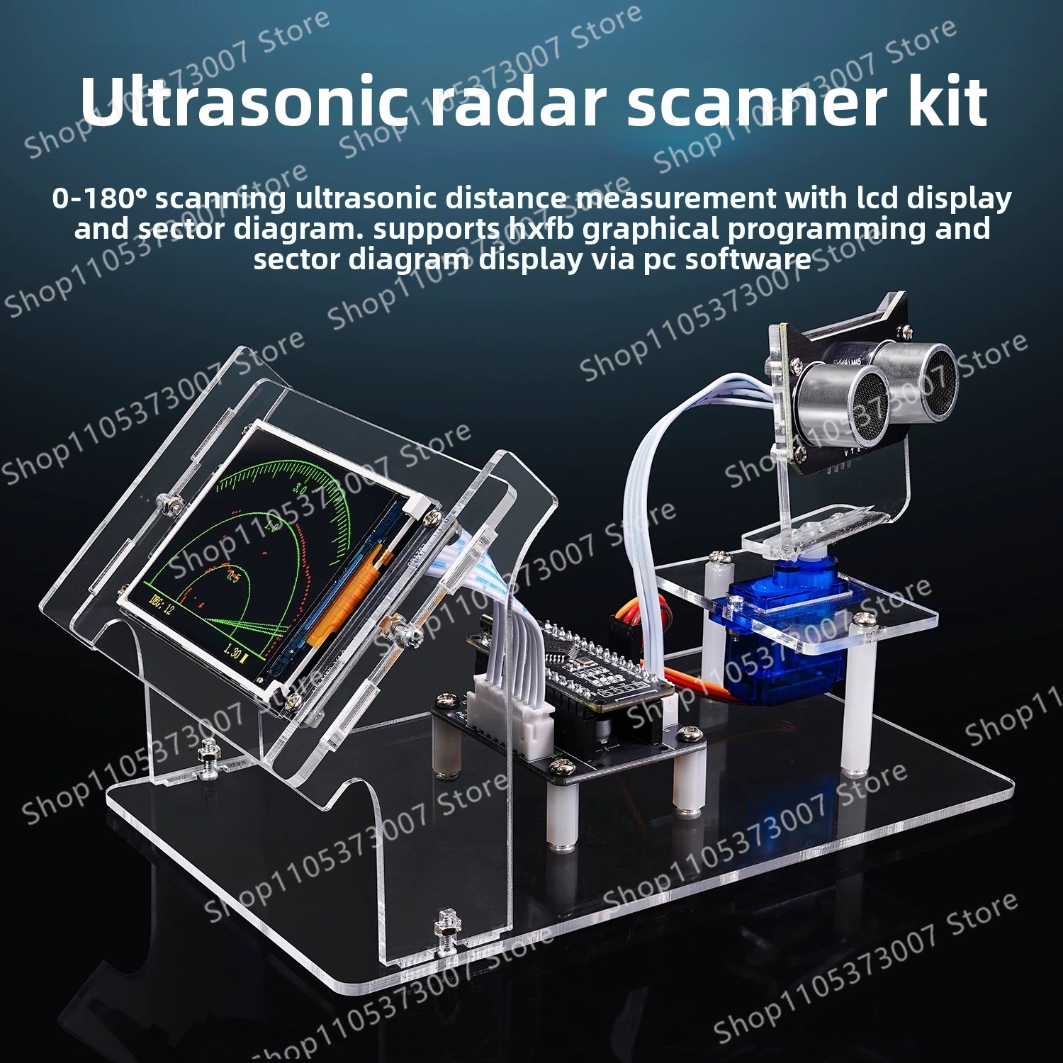 Kit de Scanner Radar Ultrasoni - Diy Analog Electronics avis et prix
