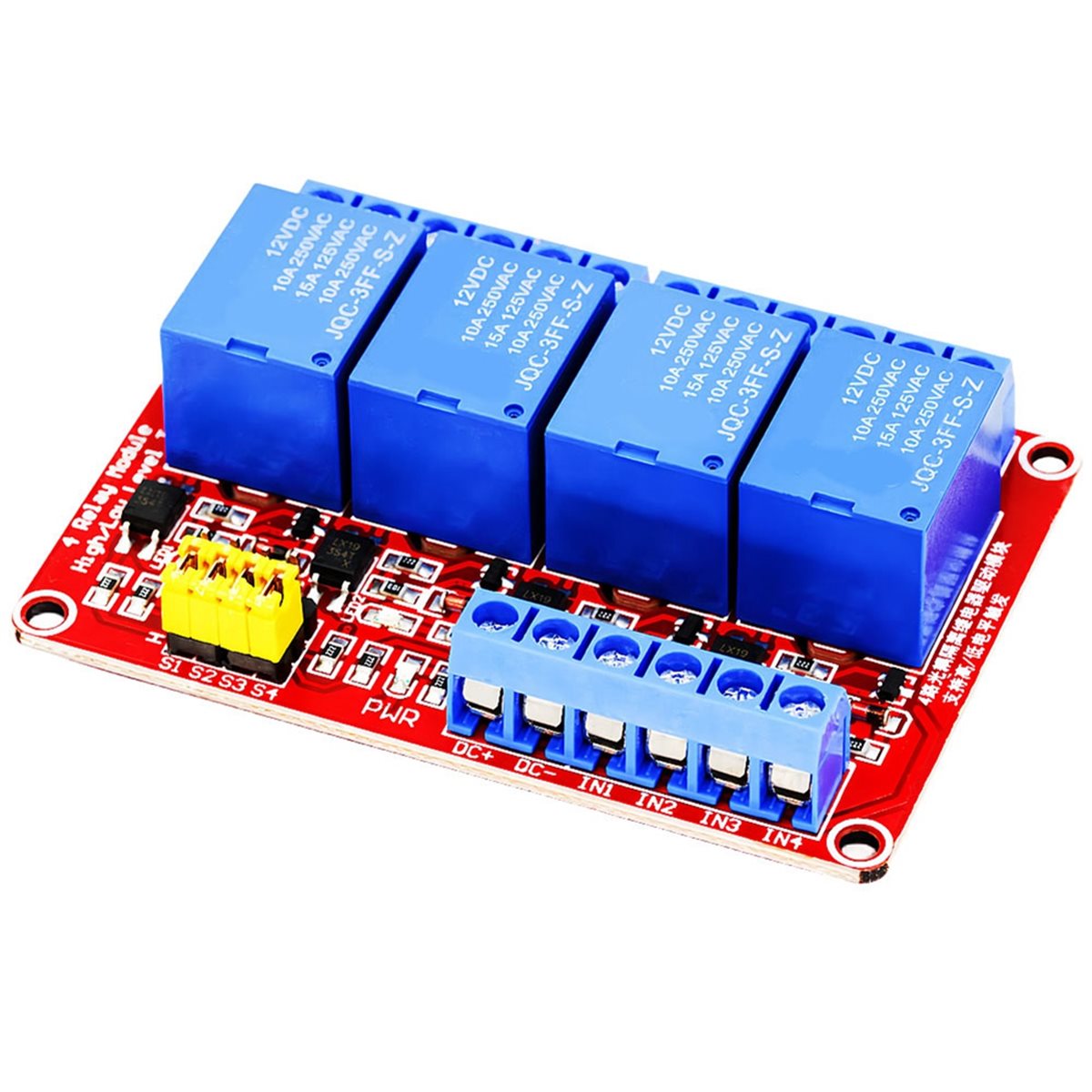 Module de relais 4 canaux A49T - Relay Module 5V avis et prix