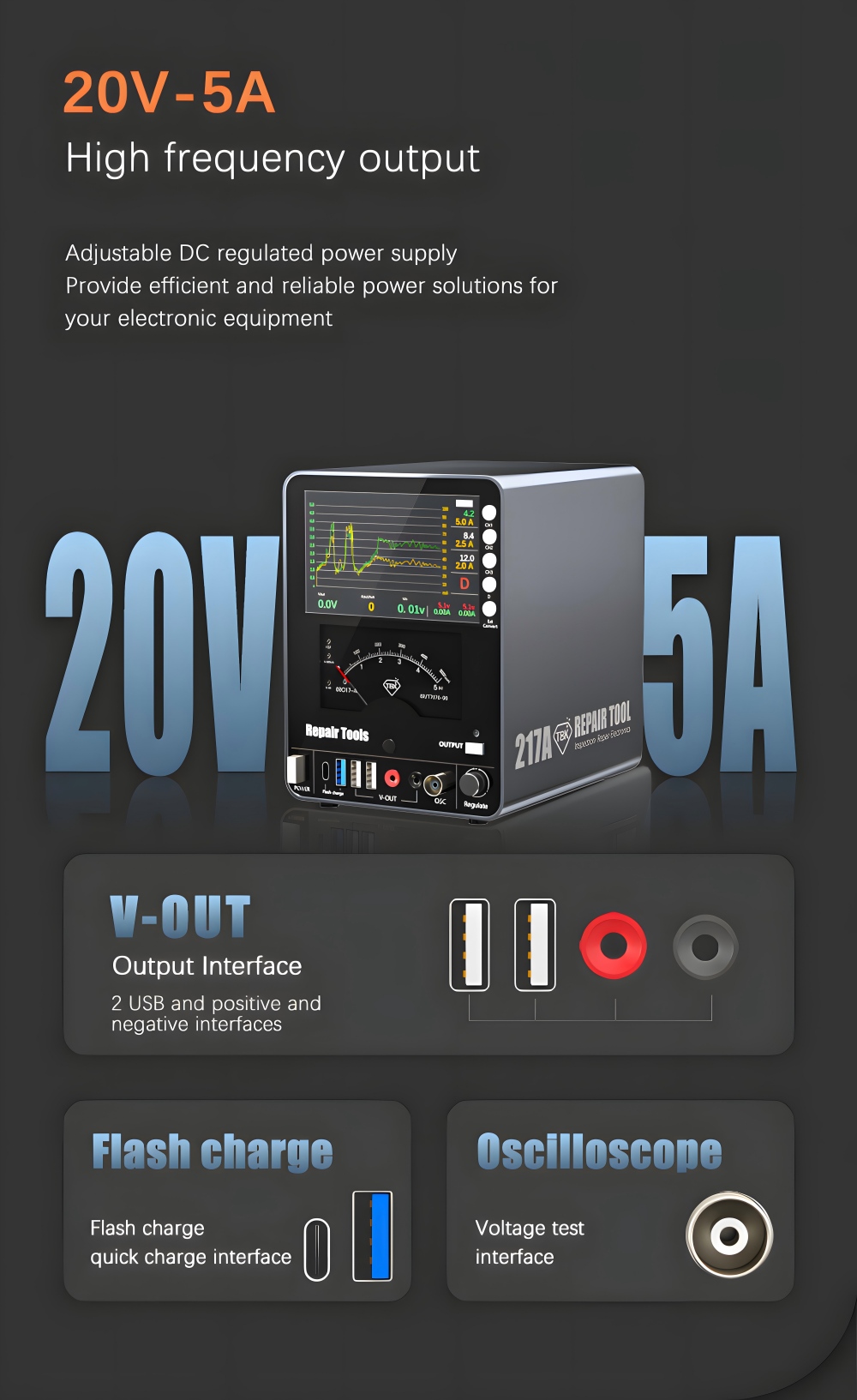 Alimentation électrique CC TBK - Dc Power Supply Variable avis et prix