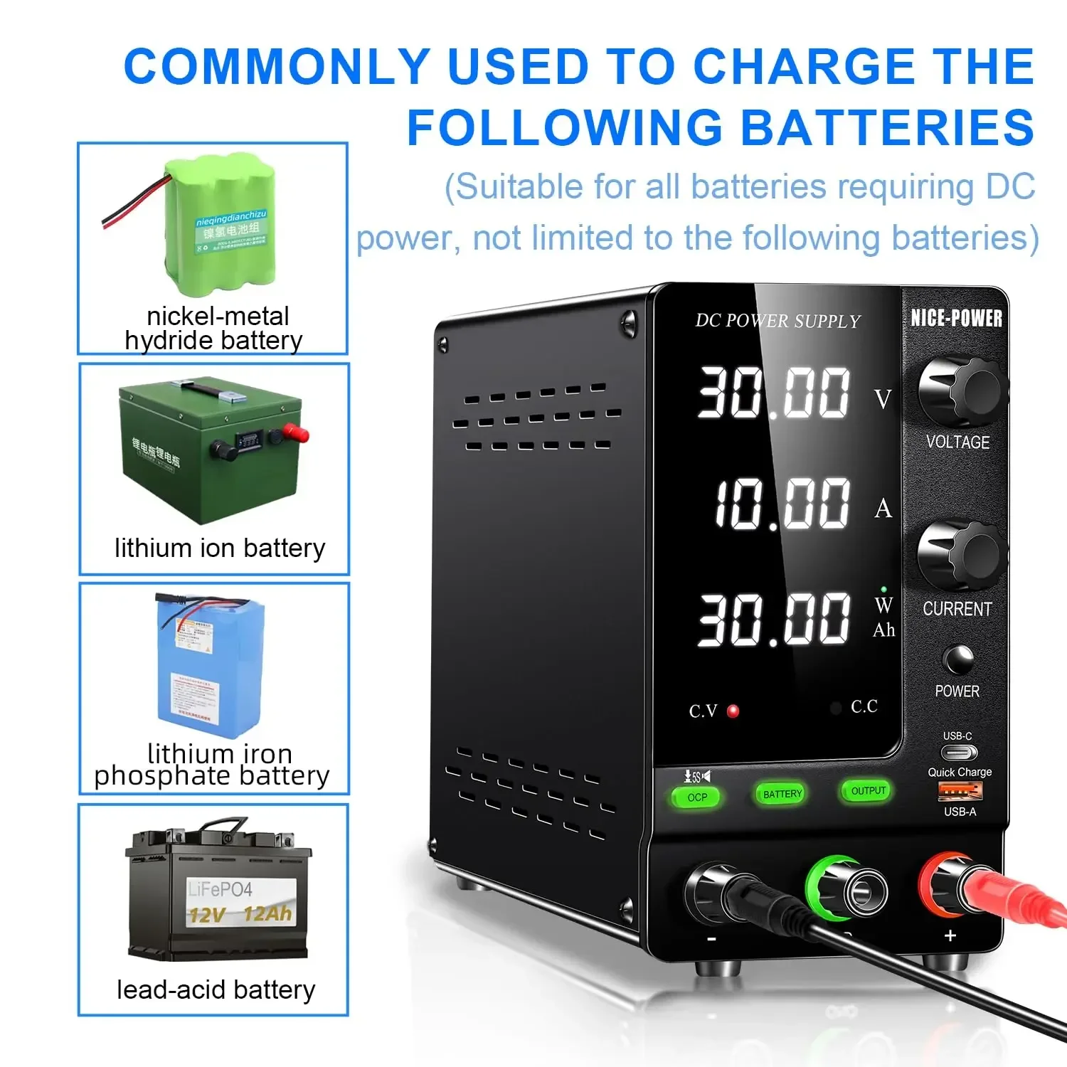Alimentation électrique CC var - Dc Power Supply Variable avis et prix