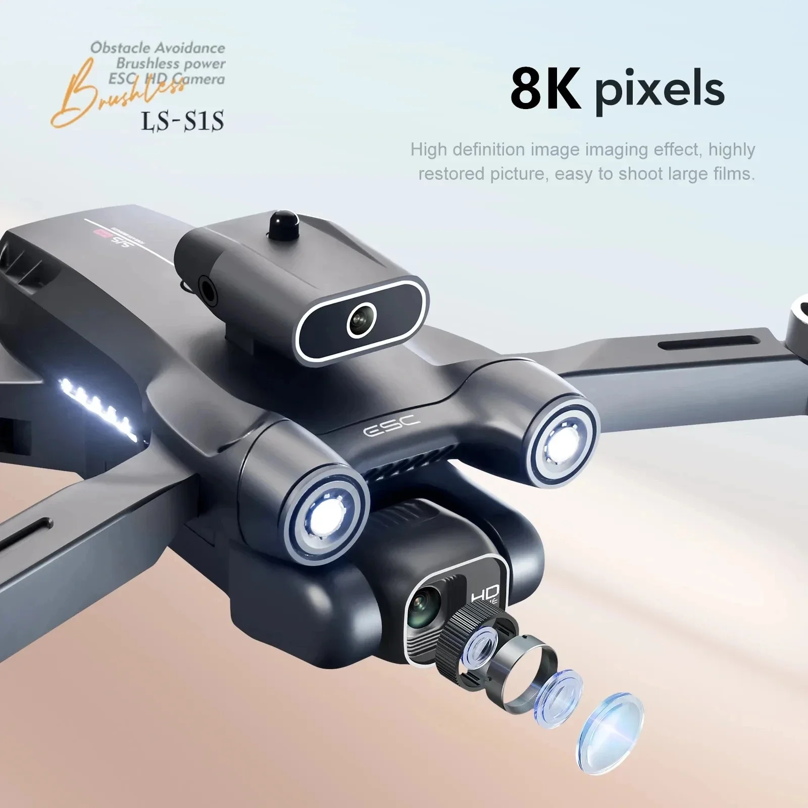 S1S 5G GPS Drone Caméra 8K, Mo - Diy Drone Electronics avis et prix