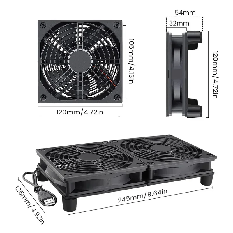 Routeur ventilateur de refroid - Diy Electronics Box avis et prix