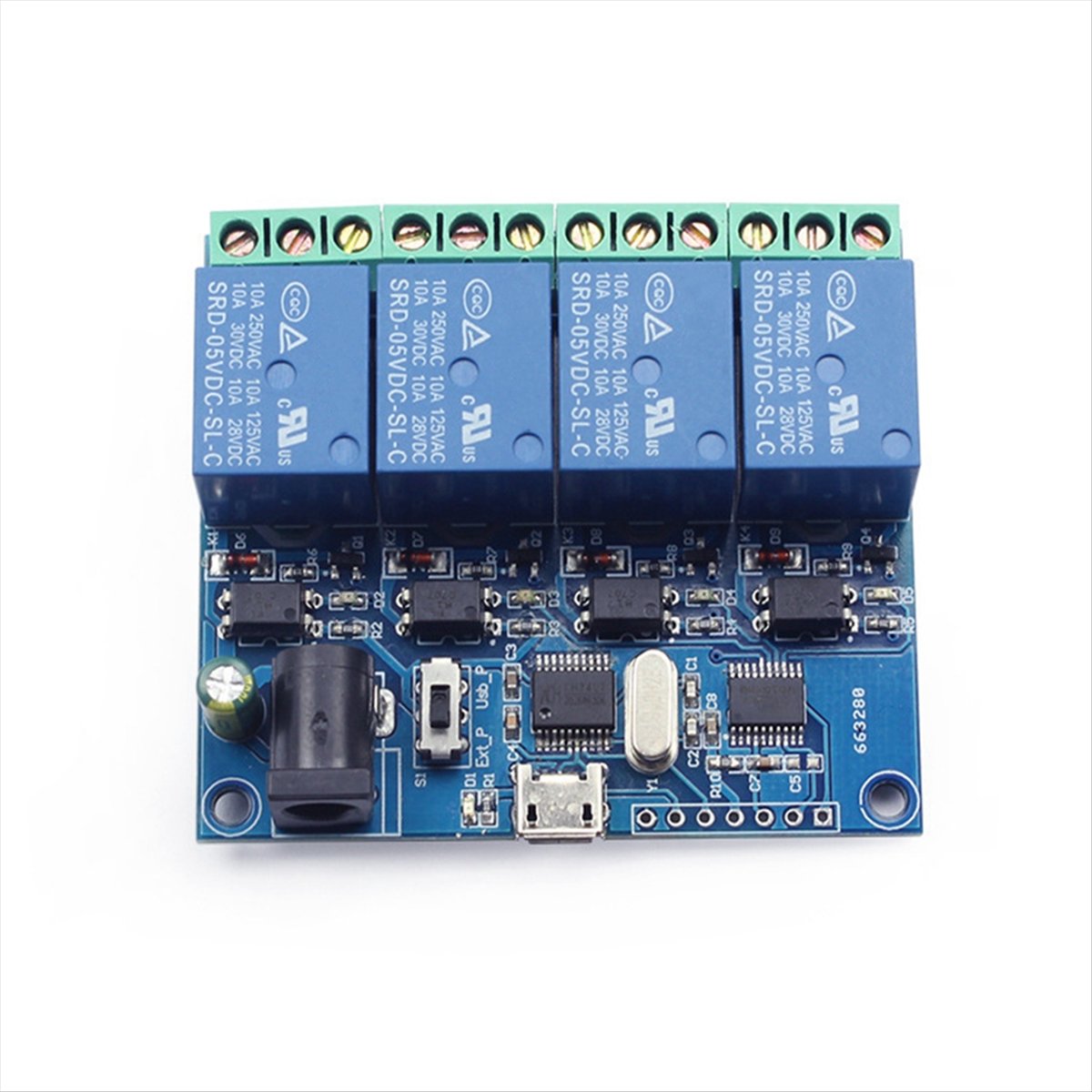 Module de relais USB 4 canaux  - Relay Module 5V avis et prix