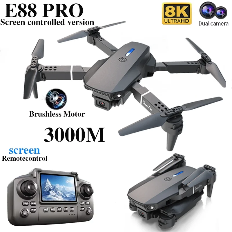 Drone professionnel E88 PRO av - Diy Drone Electronics avis et prix