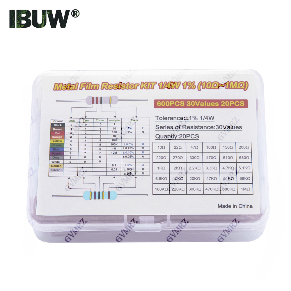 Kit d'assortiment de résistanc - Diy Electronics Gadget avis et prix