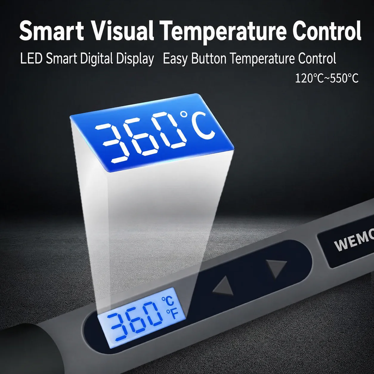 Fer à souder numérique LCD 90W - Diy Electronics Uk avis et prix