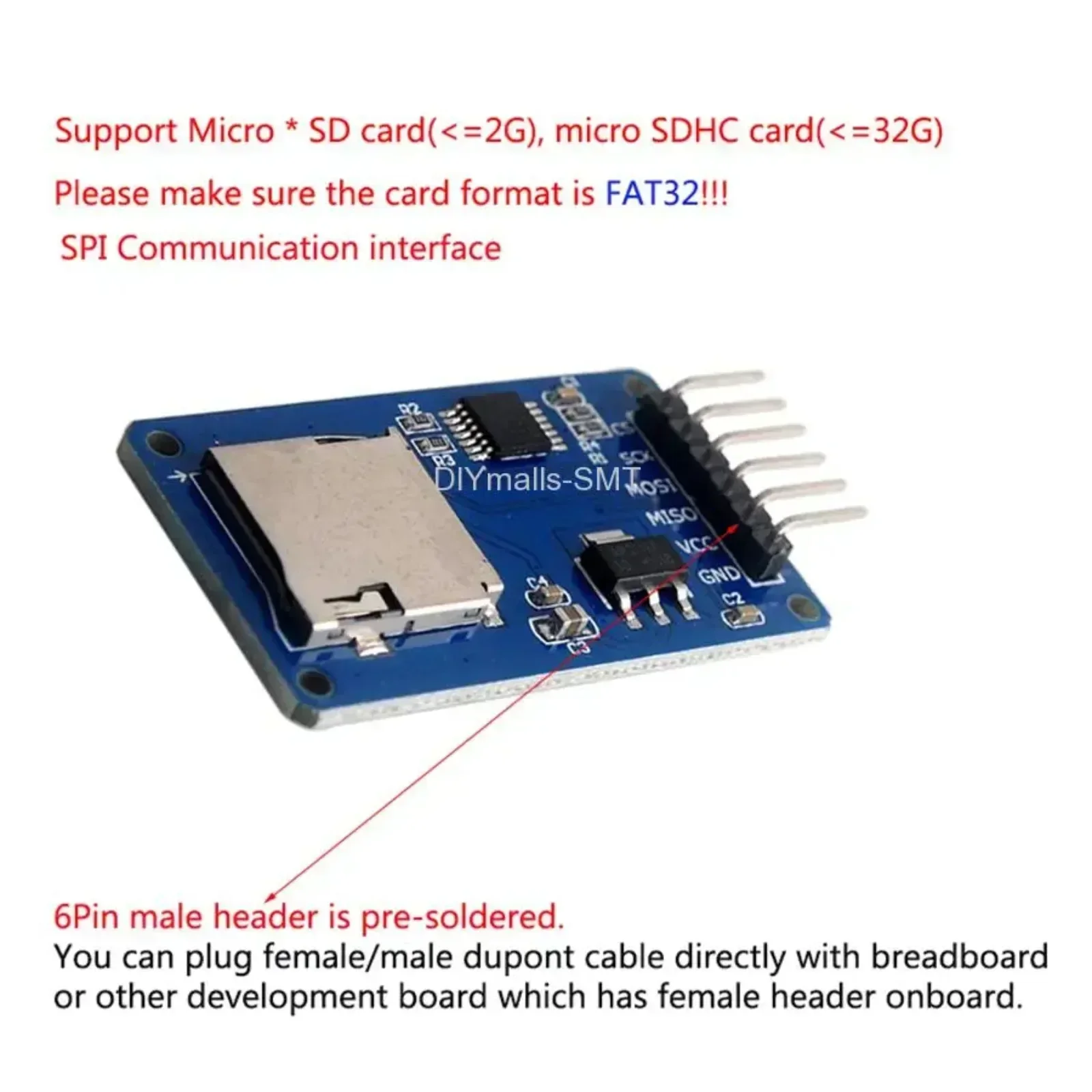 Module de carte Micro SD avec  - Sd Card Module Spi avis et prix