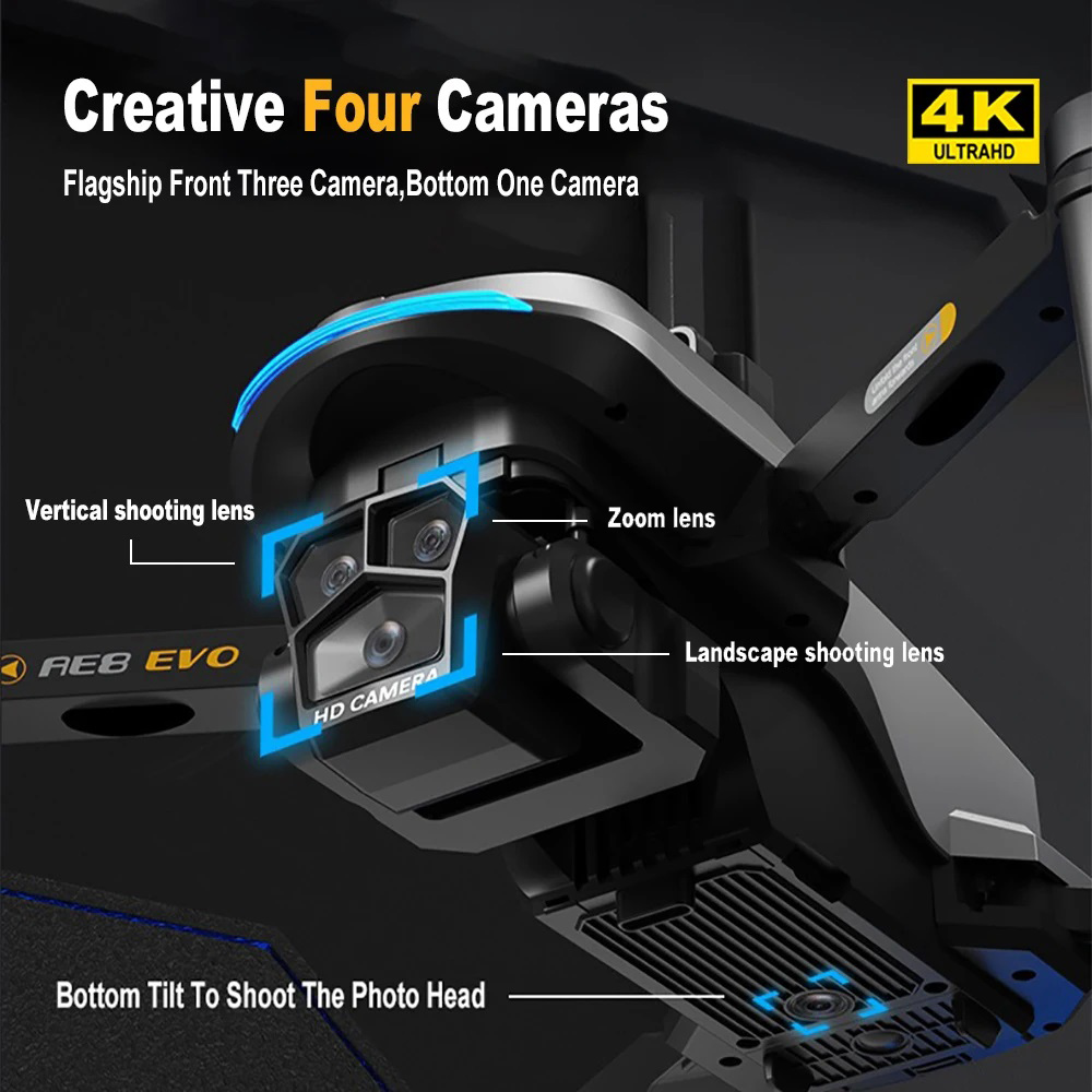 Drone AE8 EVO 4K Professionnel - Diy Drone Electronics avis et prix