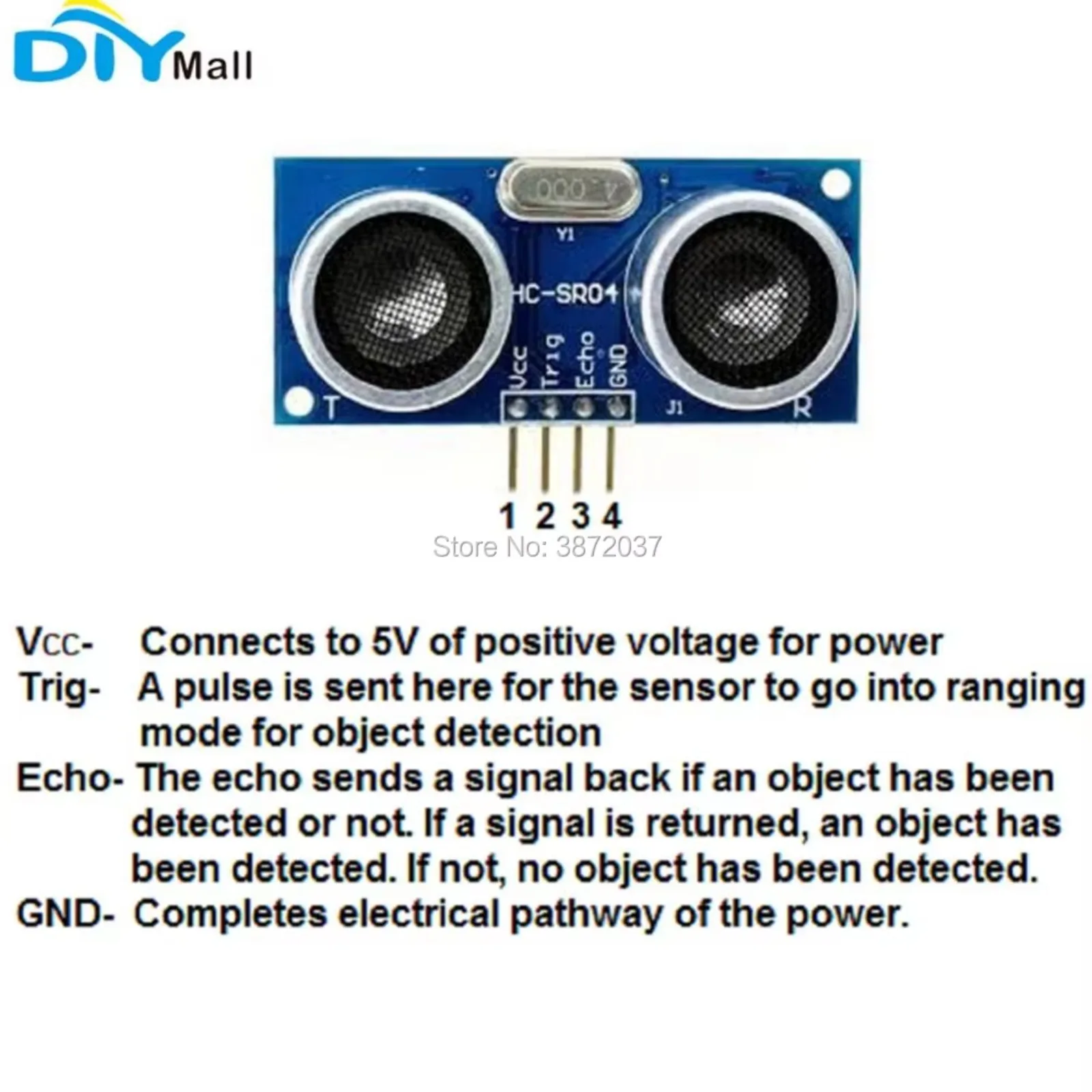 Kit capteur ultrasonore DIYmal - Ultrasonic Sensor Hc avis et prix