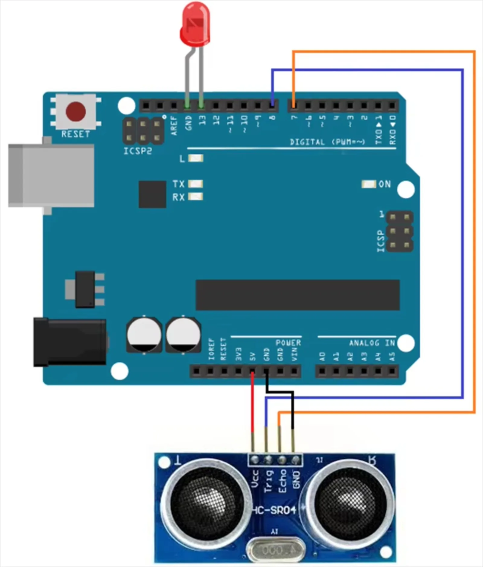 Kit capteur ultrasonore DIYmal - Ultrasonic Sensor Hc avis et prix