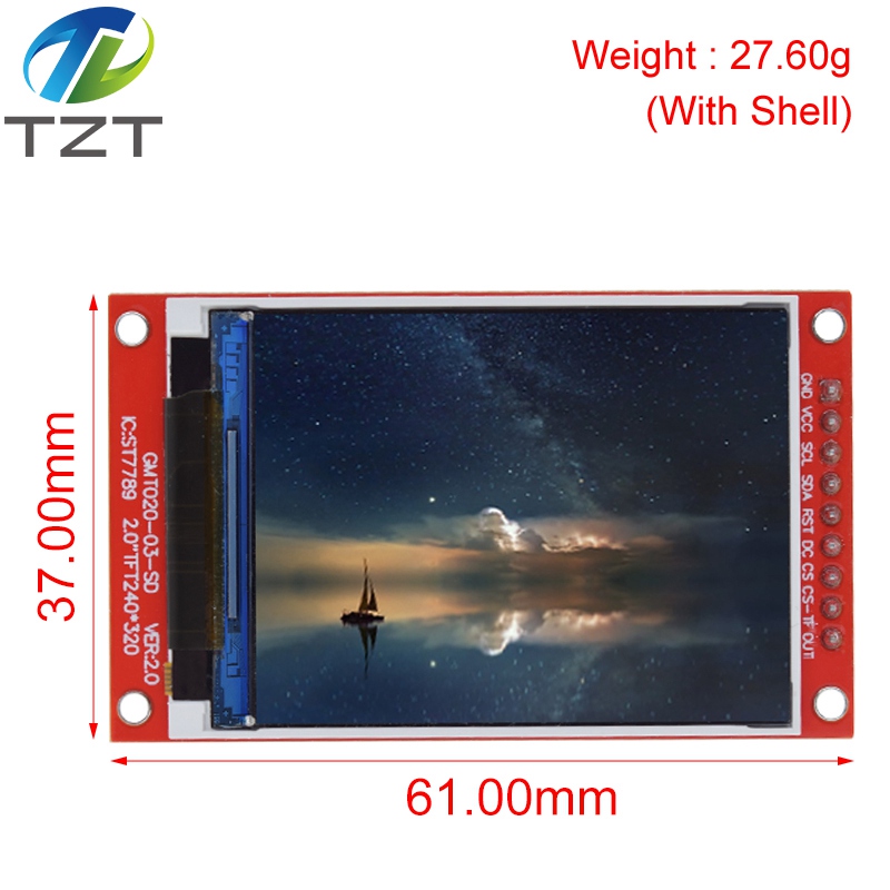 Écran TFT TZT 2,0 pouces avec  - Sd Card Module Spi avis et prix
