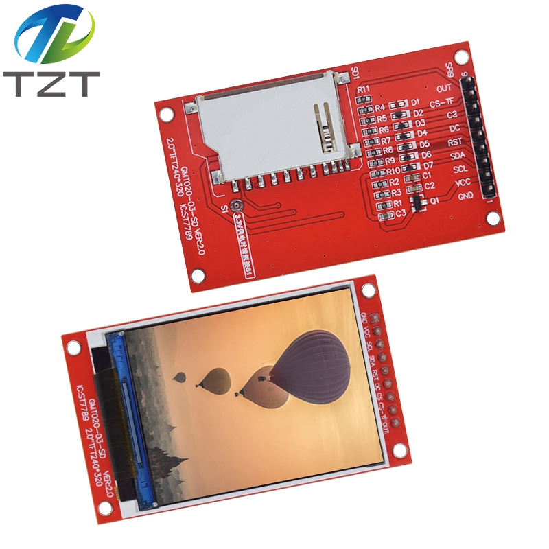 Écran TFT TZT 2,0 pouces avec  - Sd Card Module Spi avis et prix