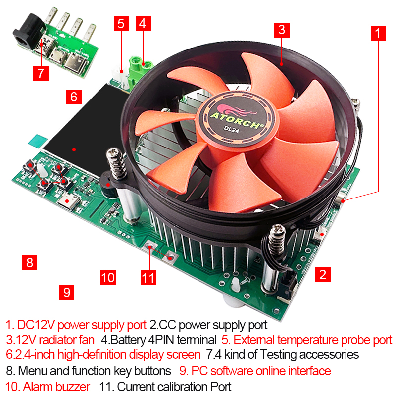 Testeur de capacité de batteri - Diy Electronic Load avis et prix
