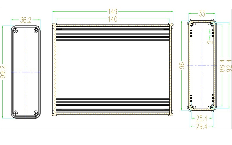 Boîtier en aluminium pour élec - Diy Electronics Box avis et prix